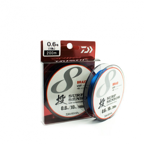 Шнур Daiwa UVF Surf Sensor 8 Braid+Si 200m 0.6 (9.5lb / 4.3kg) Шнур Daiwa UVF Surf Sensor 8 Braid+Si 200m 0.6 (9.5lb / 4.3kg)