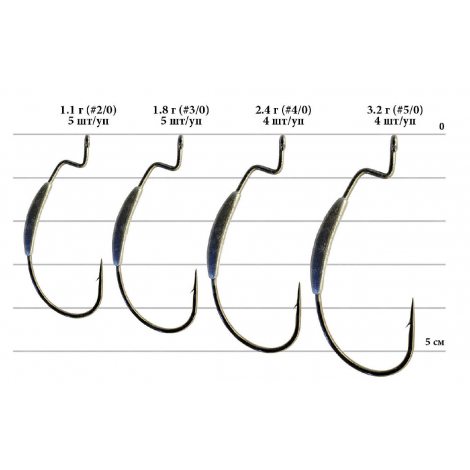 Гачок Decoy Worm 102 S-Switcher #4/0