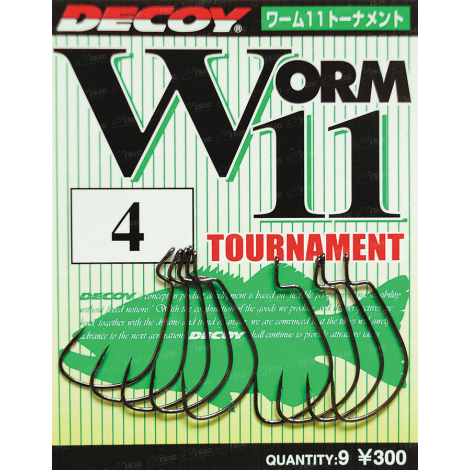 Гачок Decoy Worm 11 Tournament #2/0 (8шт) Гачок Decoy Worm 11 Tournament #2/0 (8шт)