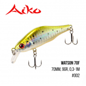 Воблер  Aiko Watson 70F (70mm, 9gr, 0,3-1m) 002