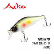 Воблер  Aiko Watson 70F (70mm, 9gr, 0,3-1m) NSM5