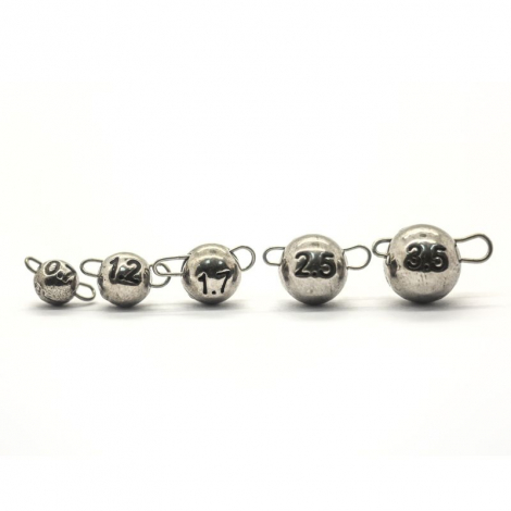 Розбірний груз Intech Tungsten 74 Steel Gray 1.2g (5шт)
