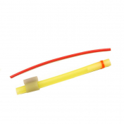 Кивок силіконовий Intech Yellow6 80мм (1шт) 5 - 15гр
