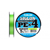 Шнур Sunline Siglon PE х4 150m (салат.) 1.0 (0.171mm / 16lb / 7.7kg)