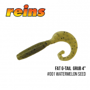 Приманка Reins Fat G-tail Grub 4" 001