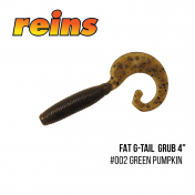 Приманка Reins Fat G-tail Grub 4" 002