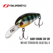 Воблер Tsuribito Baby Crank 35F-DR (35 мм,  3.3 gr, 1.5 - 1.8 м) 542