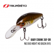 Воблер Tsuribito Baby Crank 35F-DR (35 мм,  3.3 gr, 1.5 - 1.8 м) 550