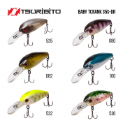 Воблер Tsuribito Baby Crank 35S-DR (35 мм,  3.6 gr, 1.5 - 1.8 м) 538