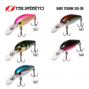 Воблер Tsuribito Baby Crank 35S-DR (35 мм,  3.6 gr, 1.5 - 1.8 м) 538