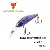 Воблер Jackall Diving Chubby minnow 35SP (35 mm, 2.7 gr) ul bug