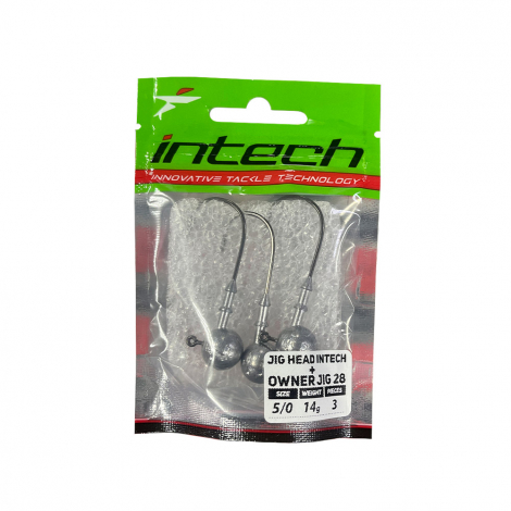 Джиг-головка Jig Head Intech + Owner Jig 28 №5/0 Джиг-головка Jig Head Intech + Owner Jig 28 №5/0