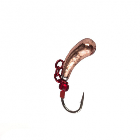 Мормишка Intech Ice Jig Уралка з отвором ø3.0 (1шт) #12 медь ц Мормишка Intech Ice Jig Уралка з отвором ø3.0 (1шт) #12 медь ц