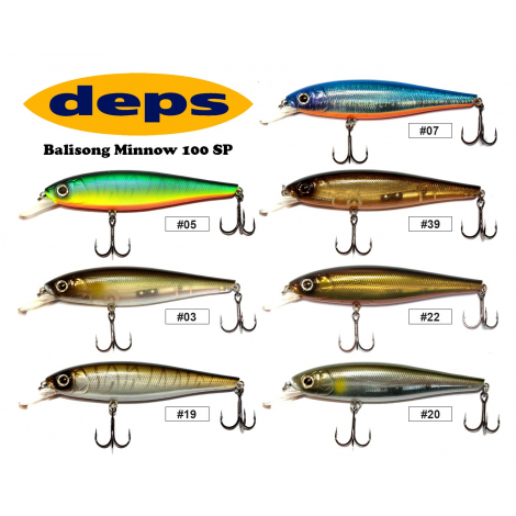 Воблер Deps Balisong Minnow 100 SP (100 мм, 17 гр, 1,5m) #16