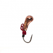 Мормишка Intech Ice Jig Клюшка з отвором ø3.0 (1шт) #12 медь ц