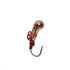Мормишка Intech Ice Jig Клюшка з отвором ø3.0 (1шт) #12 медь ц