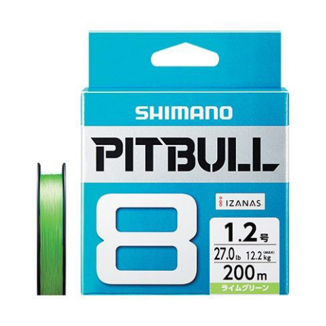 Шнур Shimano Pitbull 8PE 150m Lime Green PL-M58R 2.0 (42.8lb / 19.4kg) Шнур Shimano Pitbull 8PE 150m Lime Green PL-M58R 2.0 (42.8lb / 19.4kg)
