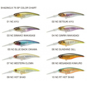 Воблер Megabass Shading-X 75 SP (75 mm, 7 gr) NC SUNSHINE GILL