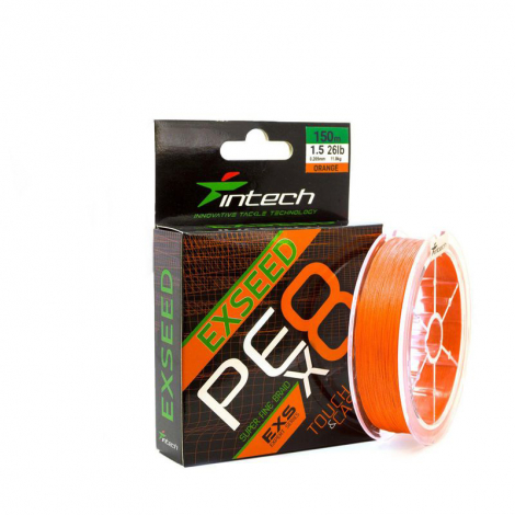 Шнур плетений Intech Exseed PE X-8 150m #0,7 Шнур плетений Intech Exseed PE X-8 150m #0,7
