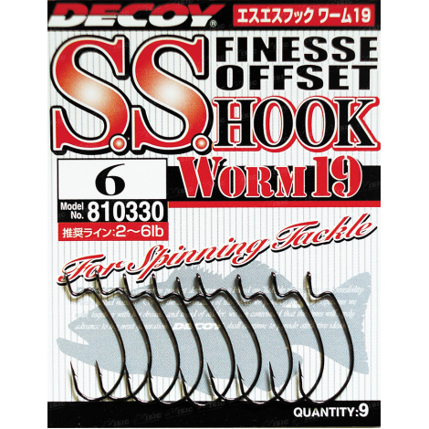 Гачок Decoy Worm 19 S.S. #3 (9шт) Гачок Decoy Worm 19 S.S. #3 (9шт)