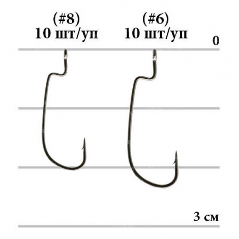 Крючок Decoy Mini Hook MG-1 #8 (10 шт)