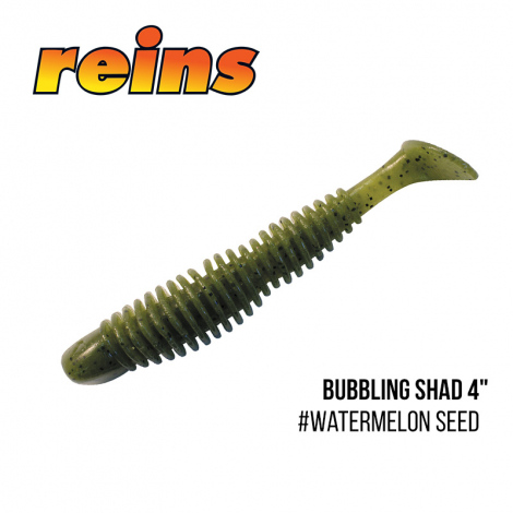 Приманка Reins Bubbling Shad 4" 001 Приманка Reins Bubbling Shad 4" 001