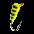 Мормишка Intech Ice Jig Банан ø2.5 (10шт) 0,23g №18 #09 оса