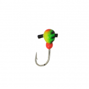 Мормишка Intech Ice Jig Кулька з отвором (кембрик+бісер) ø3.0 (10шт) 0,26g №18 #05 арбуз