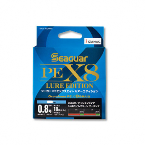 Шнур плетений Seaguar PEX8 Lure Edition 150m #1.2 (23lb/10.4kg) Шнур плетений Seaguar PEX8 Lure Edition 150m #1.2 (23lb/10.4kg)