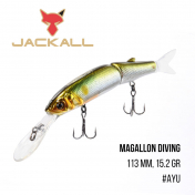 Воблер Jackall Magallon Diving (113 mm, 15.2 gr) Mat Chart