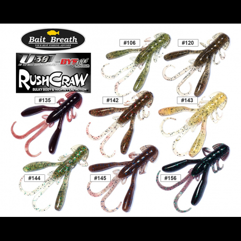 Приманка Bait Breath U30 Rush Craw 2.8" (7шт.)