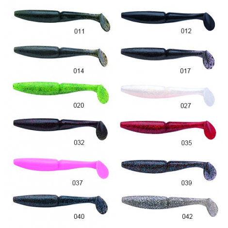 Виброхвост Sawamura One'Up Shad  4" (7 шт.) 12