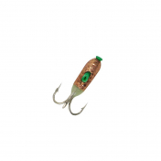 Мормишка Intech Ice Jig Чортик з насічкою ø2.6 (10шт) 0,35g 3х№18 #07 марс