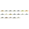 Воблер Tsuribito Dead Minnow 110F (110 мм,  12 gr, 0.3 м) 009