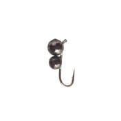 Мормишка Intech Ice Jig Мураха з петелькою (мілка грань) ø3.0*2.5 (10шт) 0,43g №18 #04 черный