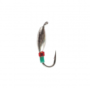 Мормишка Intech Ice Jig Олівка з петелькою ø2.0*6.0(10шт) 0,21g №16 #02 серебро