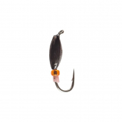 Мормишка Intech Ice Jig Олівка з петелькою ø2.0*6.0(10шт) 0,21g №16 #04 черный