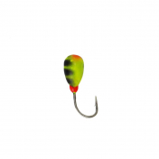 Мормишка Intech Ice Jig Капля з отворомø 4.0 (1шт) #09 оса