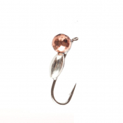 Мормишка Intech Ice Jig Головастик з петелькою ø3.0*2.4 (10шт) 0,4g №16 #20 медь+серебро