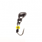 Мормишка Intech Ice Jig Мураха з отвором (бісер) ø2.5 (10шт) 0,22g №20 #04 черный