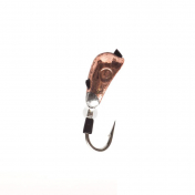 Мормишка Intech Ice Jig Уралка з отвором (капля+кембрик) ø4.0(5шт) 0,88g №16 #03 медь