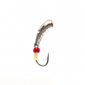 Мормишка Intech Ice Jig Уралка з отвором ø4.0 (5шт) 0,92g №14 #02 серебро