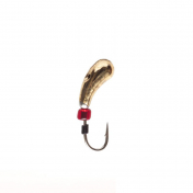 Мормишка Intech Ice Jig Уралка з отвором ø3.0 (10шт) 0,59g №16 #01 золото