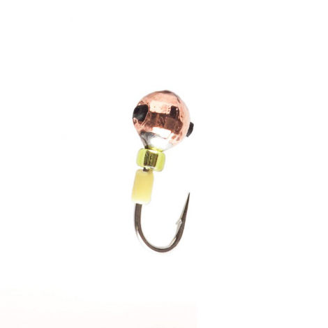 Мормишка Intech Ice Jig Кулька грань з отвором (кембрик+бісер) ø4.0 (10шт) 0,55g №16 #03 медь Мормишка Intech Ice Jig Кулька грань з отвором (кембрик+бісер) ø4.0 (10шт) 0,55g №16 #03 медь