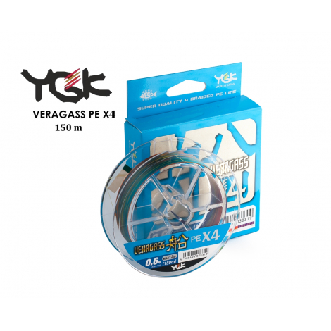 Шнур плетений YGK Veragass PE x4 150m 0.8 (14lb / 6.35kg) Шнур плетений YGK Veragass PE x4 150m 0.8 (14lb / 6.35kg)
