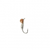 Мормишка Intech Ice Jig Головастик-личинка з петелькою ø3.0*15 (10шт) 0,38g №16 #05 арбуз