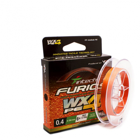Шнур плетений Intech FURIOS PE WX4 150m 0.8 (12lb / 5.45kg) Шнур плетений Intech FURIOS PE WX4 150m 0.8 (12lb / 5.45kg)