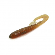 Приманка Bait Breath BeTanCo Slim Curly 2,5" (8шт) S881  UV-Pumpkin magic