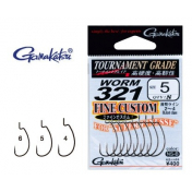 Гачок Gamakatsu офсетний WORM 321 Fine Custom - 8 шт #06