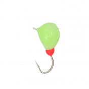 Мормишка Intech Ice Jig Капля з петелькою  ø4.0 (10шт) 1,01g №14 #15 серебро ф